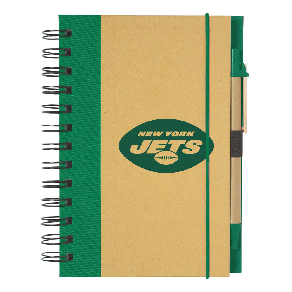 New York Jets Eco-Inspired 5" x 7" Notebook & Pen