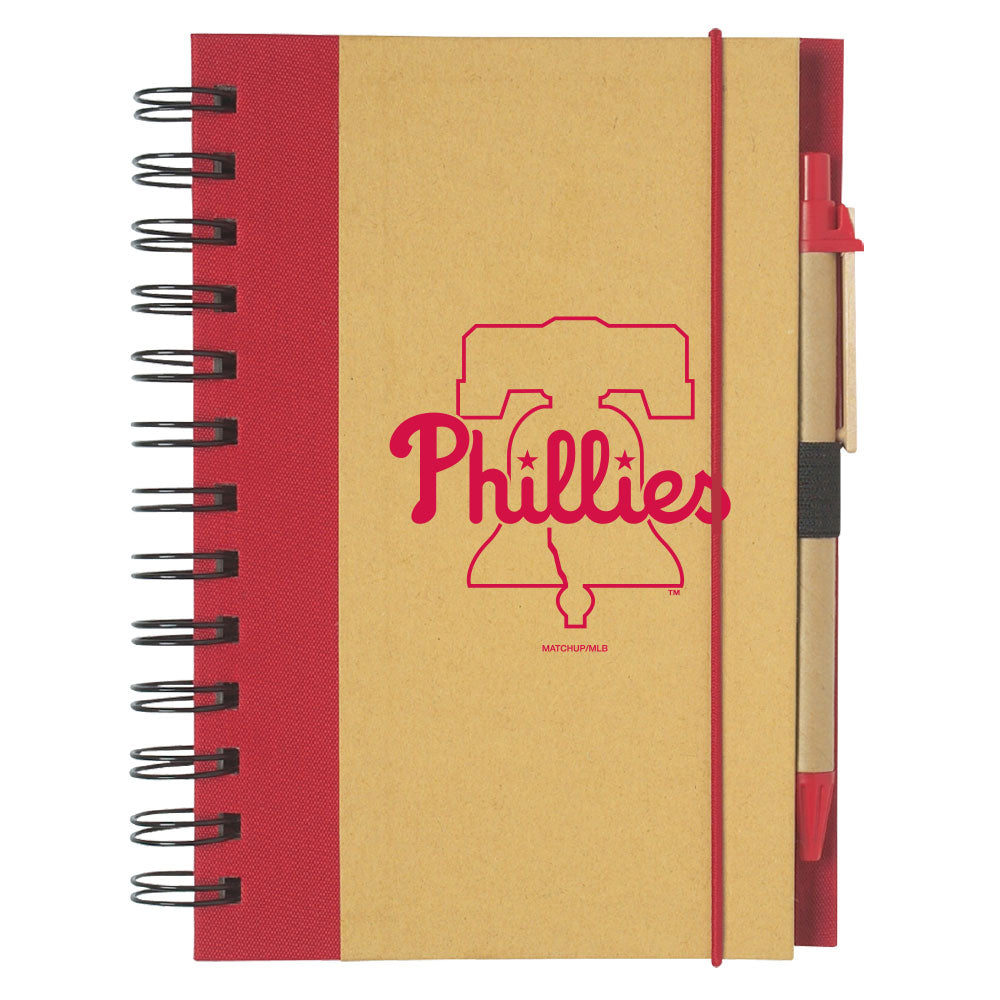 Philadelphia Phillies Eco-Inspired 5" x 7" Notebook & Pen