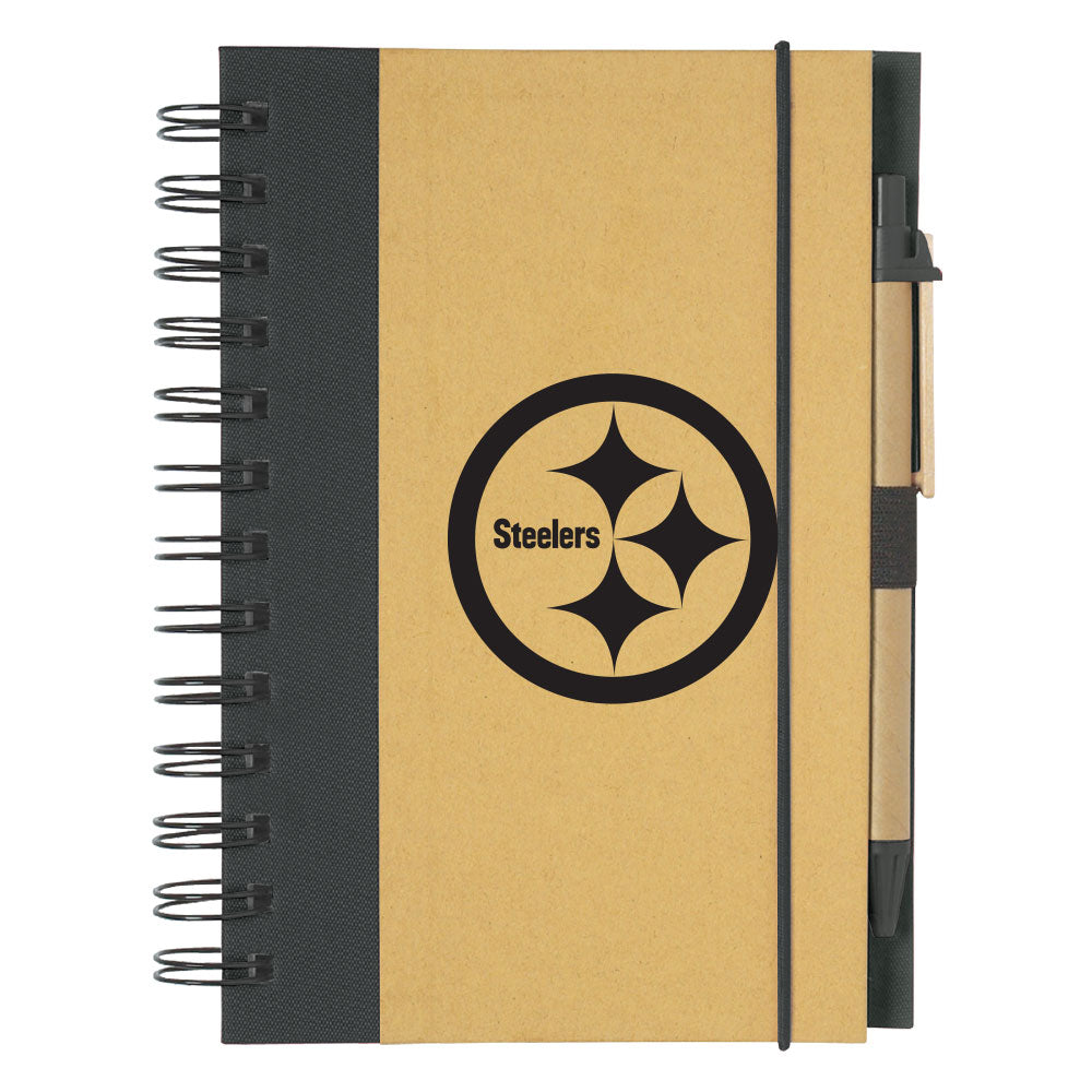 Pittsburgh Steelers Eco-Inspired 5" x 7" Notebook & Pen