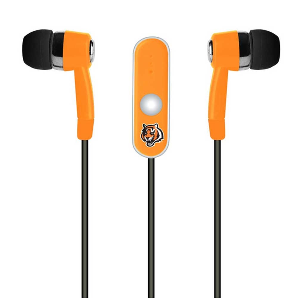 Cincinnati Bengals Handsfree Earbuds w/ Microphone