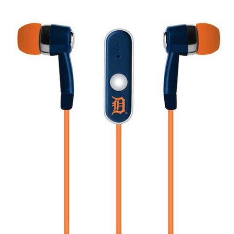 Detroit Tigers Handsfree Earbuds w/ Microphone