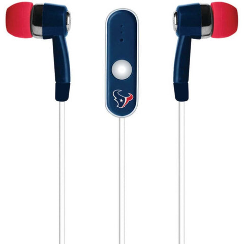 Houston Texans Handsfree Earbuds w/ Microphone