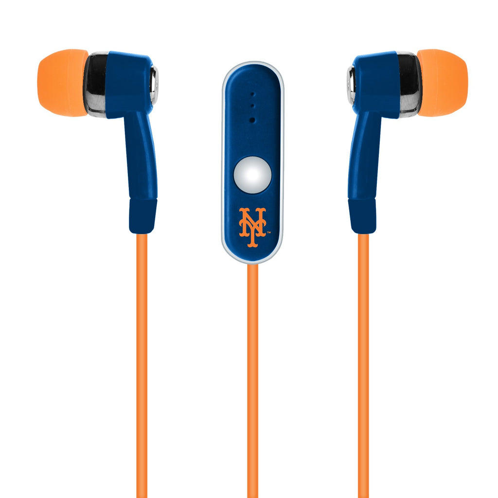 New York Mets Handsfree Earbuds w/ Microphone