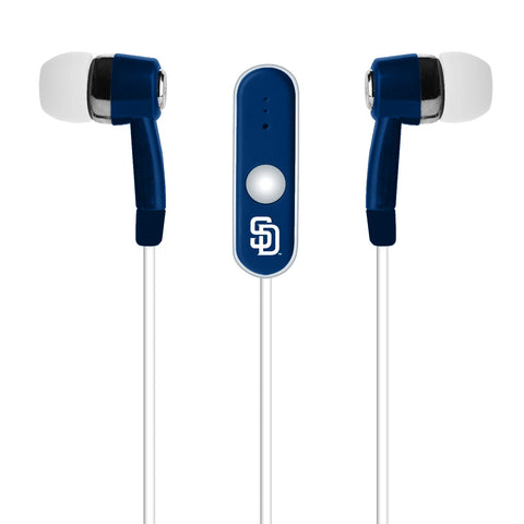San Diego Padres Handsfree Earbuds w/ Microphone