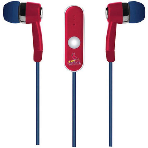 St Louis Cardinals Handsfree Earbuds w/ Microphone