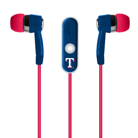 Texas Rangers Handsfree Earbuds w/ Microphone