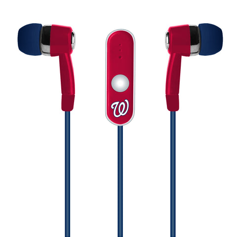 Washington Nationals Handsfree Earbuds w/ Microphone