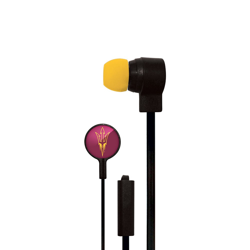 Arizona State Sun Devils Slim Hands Free Ear Buds