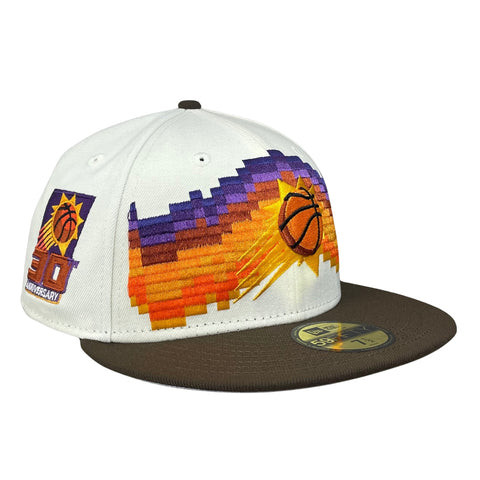 59FIFTY Phoenix Suns Cream/Walnut/Gray 30th Anniversary Patch