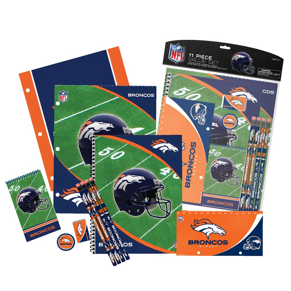 Denver Broncos 11 Piece Study Set