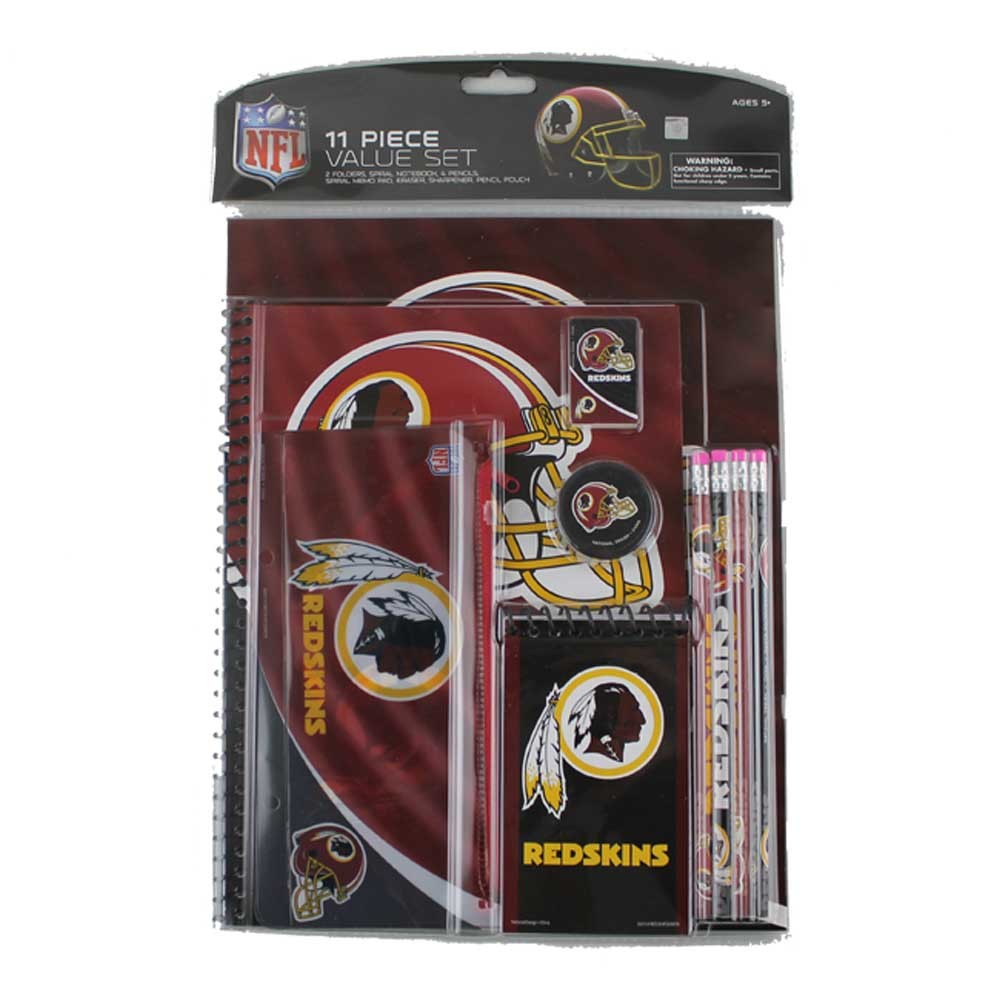 Washington Redskins 11 Piece Study Set