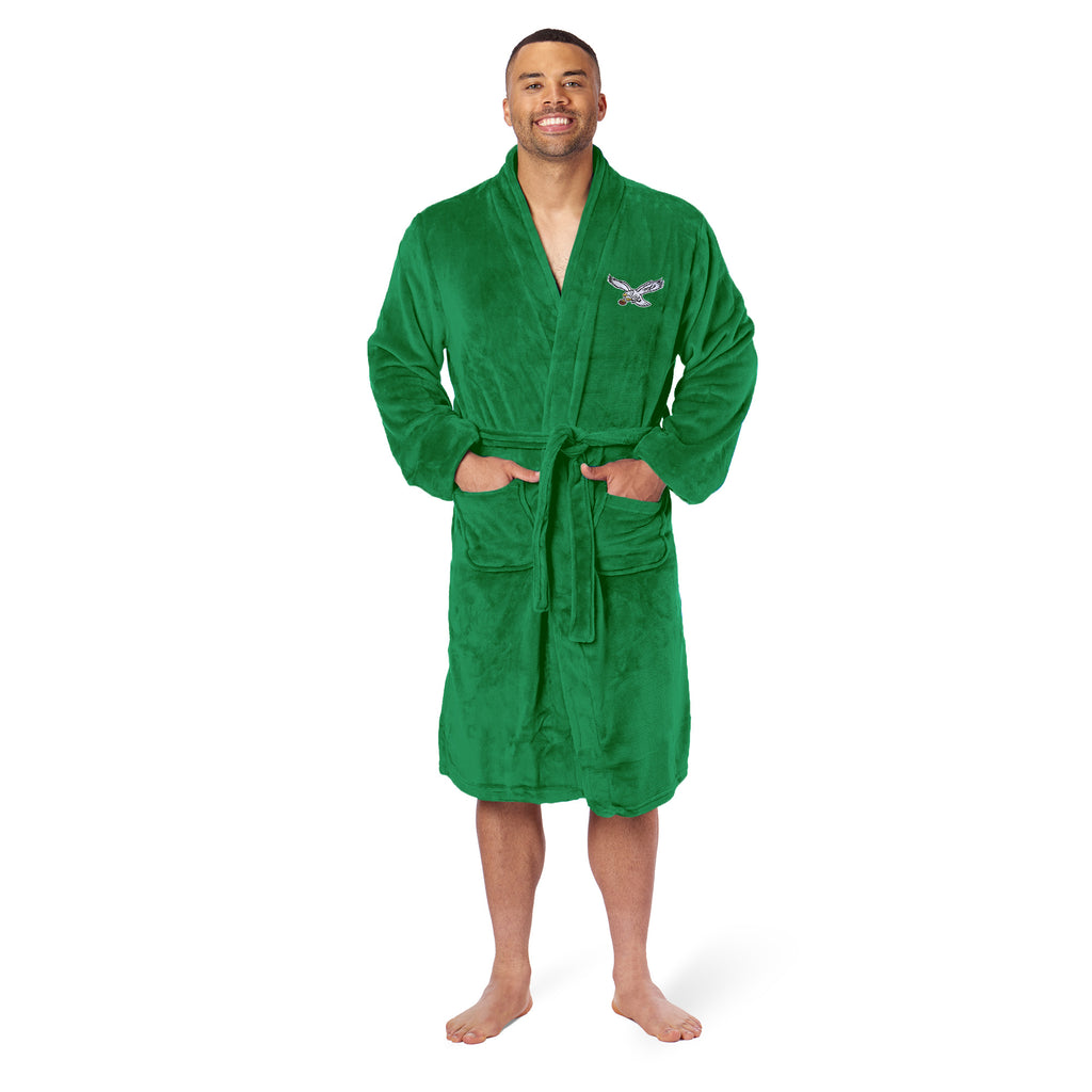 Philadelphia Eagles Retro Silk Touch Bath Robe