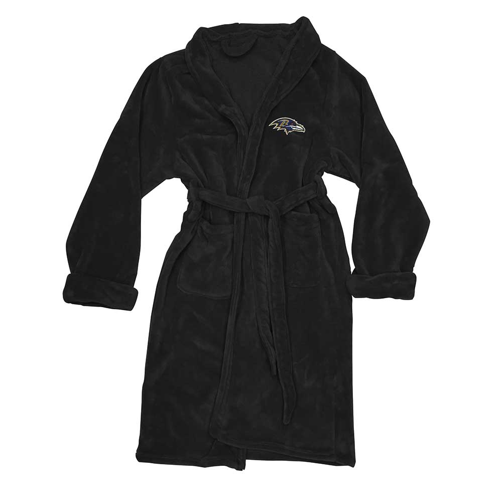 Baltimore Ravens Silk Touch Bath Robe