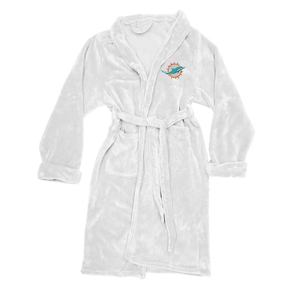 Miami Dolphins Silk Touch Bath Robe