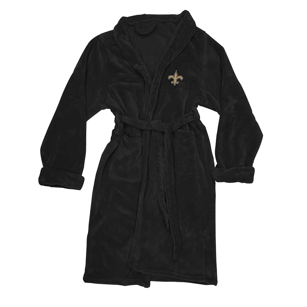 New Orleans Saints Silk Touch Bath Robe