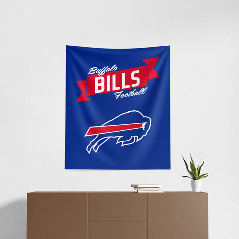 Buffalo Bills 34" x 40" Printed Wall Hanging Tapestry - Premium Design