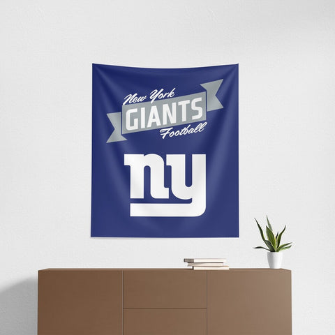 New York Giants 34" x 40" Printed Wall Hanging Tapestry - Premium Design