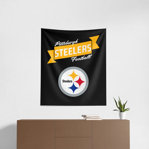 Pittsburgh Steelers 34" x 40" Printed Wall Hanging Tapestry - Premium Design