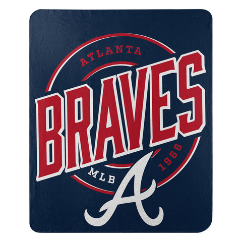 Atlanta Braves 50" x 60" Campaign Fleece Throw Blanket