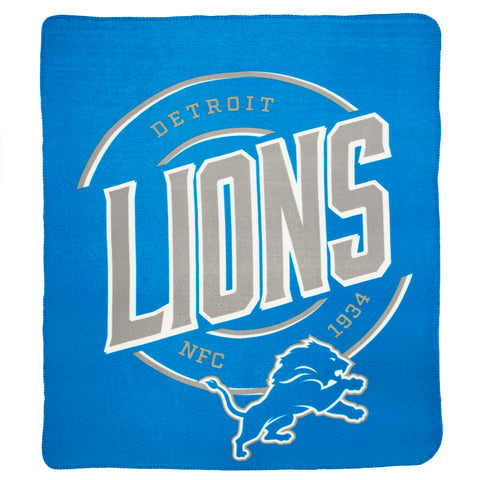 Detroit Lions 50" x 60" Campaign Fleece Throw Blanket