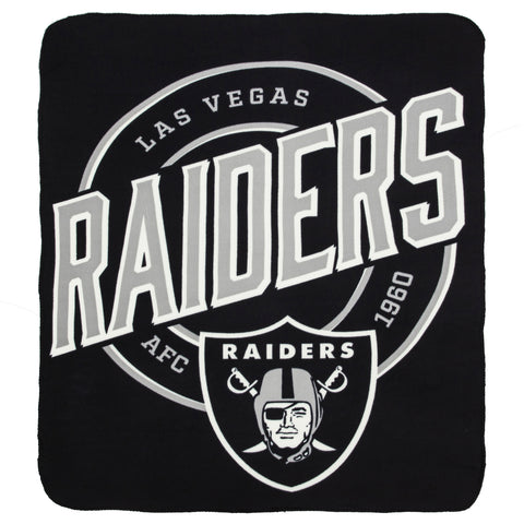 Las Vegas Raiders 50" x 60" Campaign Fleece Throw Blanket