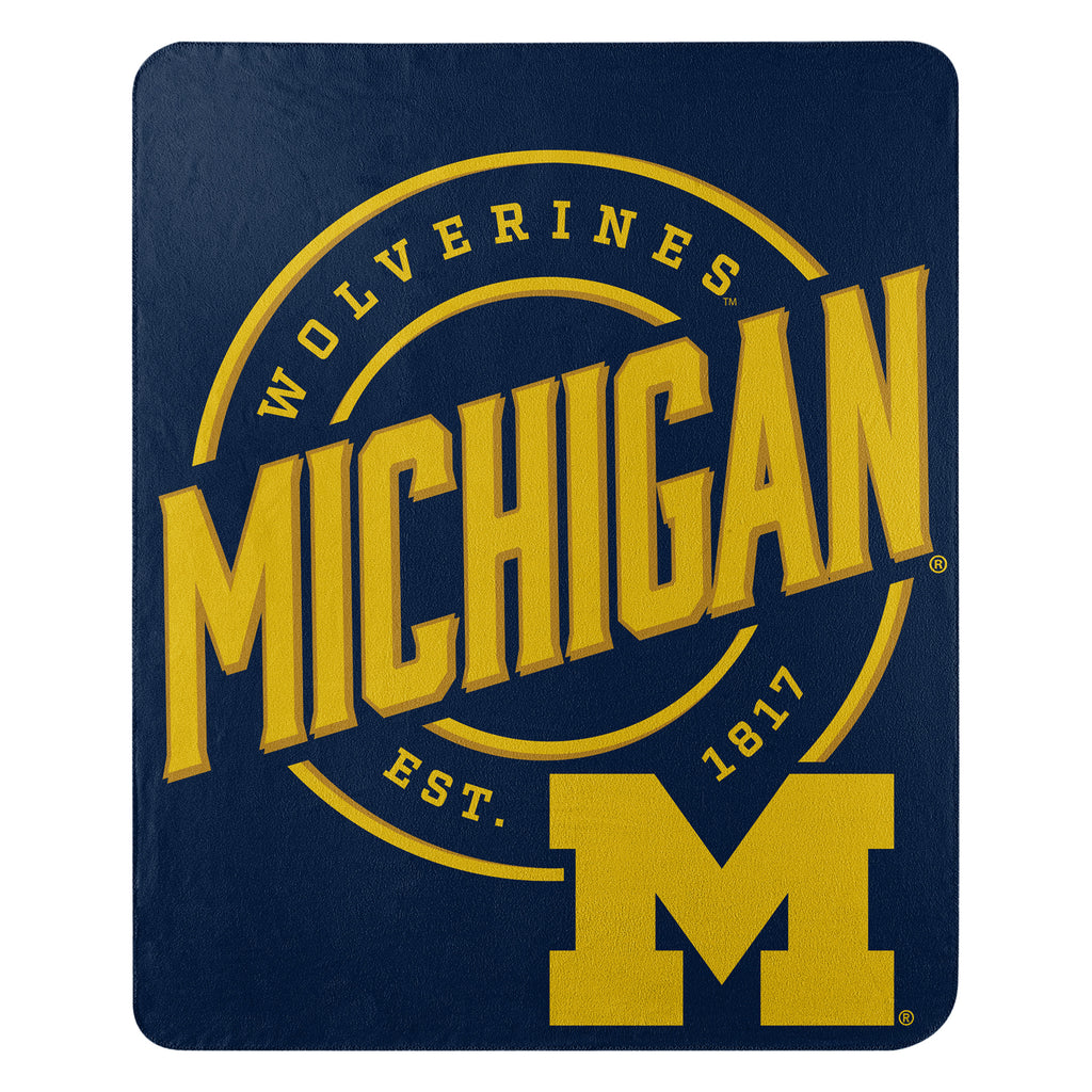 Michigan Wolverines 50" x 60" Campaign Fleece Throw Blanket