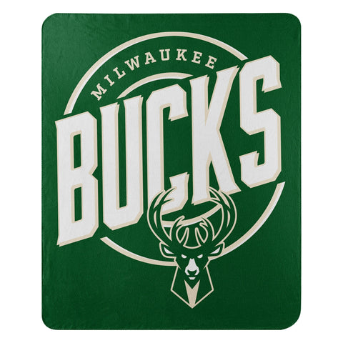 Milwaukee Bucks 50" x 60" Campaign Fleece Throw Blanket