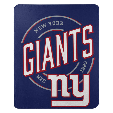 New York Giants 50" x 60" Campaign Fleece Throw Blanket