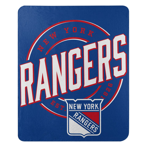New York Rangers 50" x 60" Campaign Fleece Throw Blanket