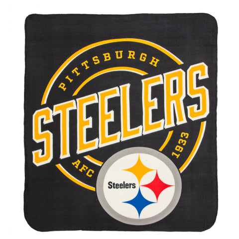 Pittsburgh Steelers 50" x 60" Campaign Fleece Throw Blanket