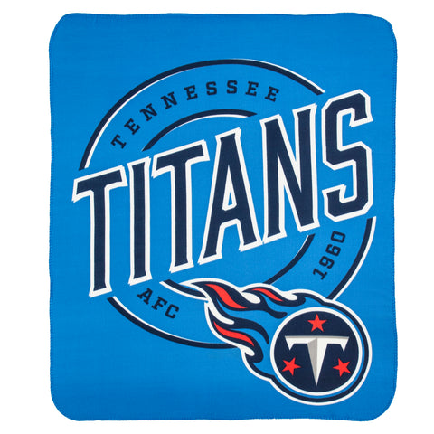 Tennessee Titans 50" x 60" Campaign Fleece Throw Blanket