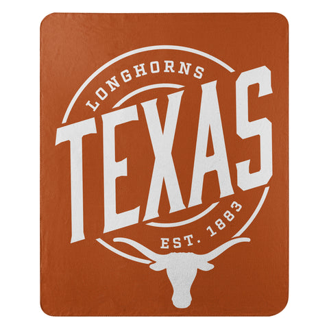 Texas Longhorns 50" x 60" Campaign Fleece Throw Blanket