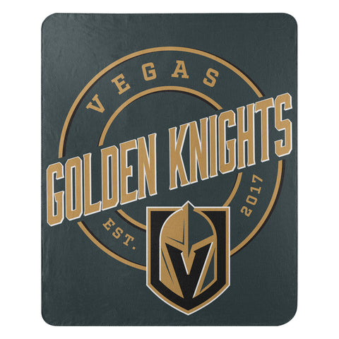 Vegas Golden Knights 50" x 60" Campaign Fleece Throw Blanket