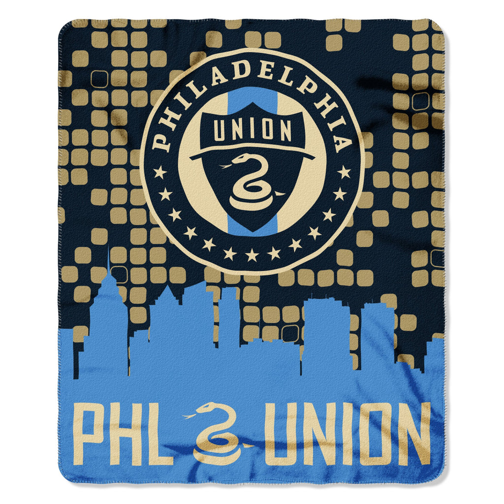 Philadelphia Union 50" x 60" Skyline Fleece Throw Blanket