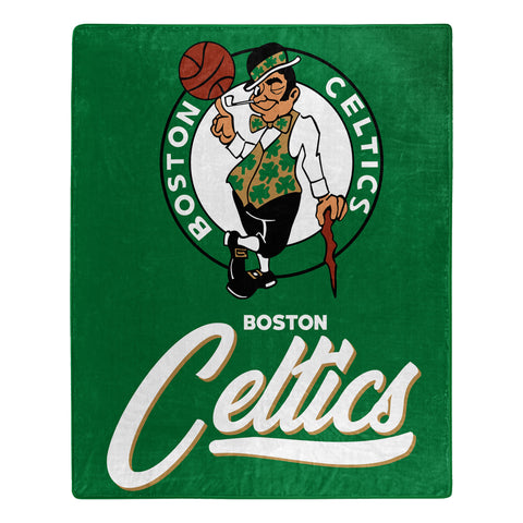 Boston Celtics 50" x 60" Signature Royal Plush Throw Blanket
