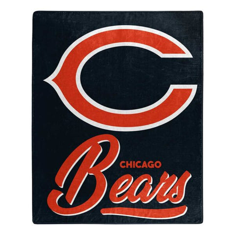 Chicago Bears 50" x 60" Signature Royal Plush Throw Blanket