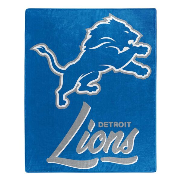 Detroit Lions 50" x 60" Signature Royal Plush Throw Blanket