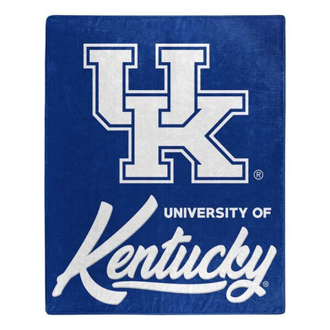 Kentucky Wildcats 50" x 60" Signature Royal Plush Throw Blanket