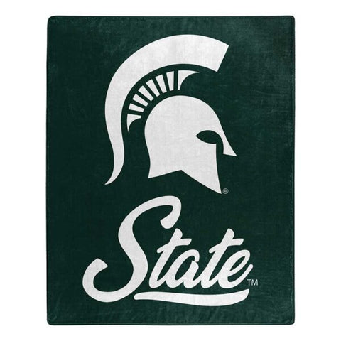 Michigan State Spartans 50" x 60" Signature Royal Plush Throw Blanket