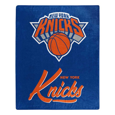 New York Knicks 50" x 60" Signature Royal Plush Throw Blanket