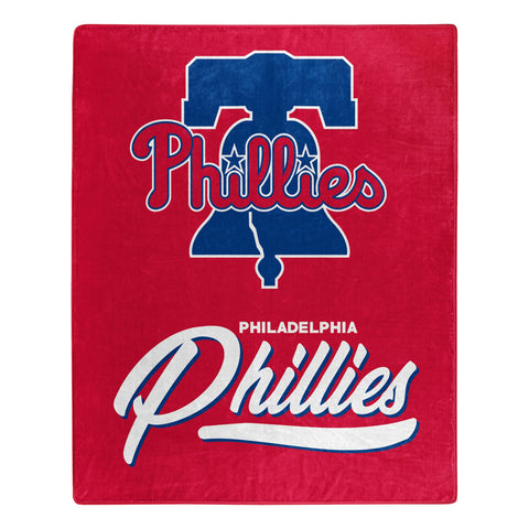 Philadelphia Phillies 50" x 60" Signature Royal Plush Throw Blanket