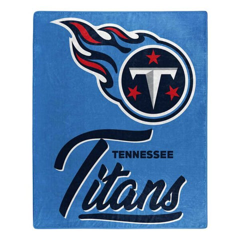 Tennessee Titans 50" x 60" Signature Royal Plush Throw Blanket