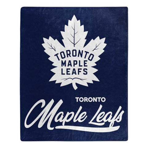 Toronto Maple Leafs 50" x 60" Signature Royal Plush Throw Blanket