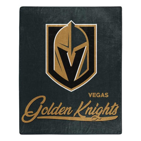 Vegas Golden Knights 50" x 60" Signature Royal Plush Throw Blanket