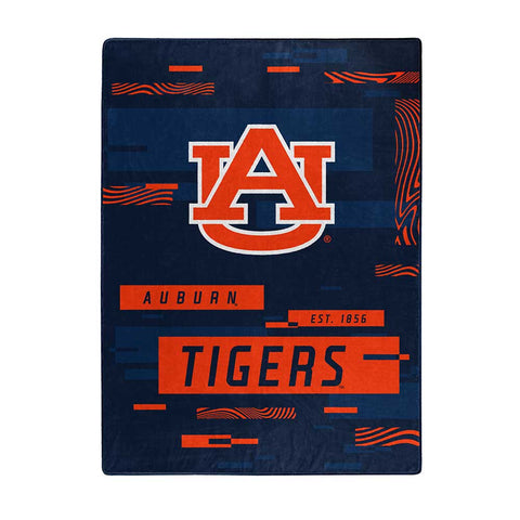Auburn Tigers 60" x 80" Digitize Royal Plush Blanket