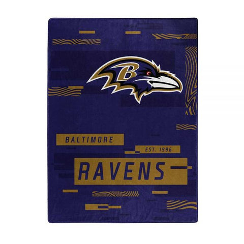 Baltimore Ravens 60" x 80" Digitize Royal Plush Blanket