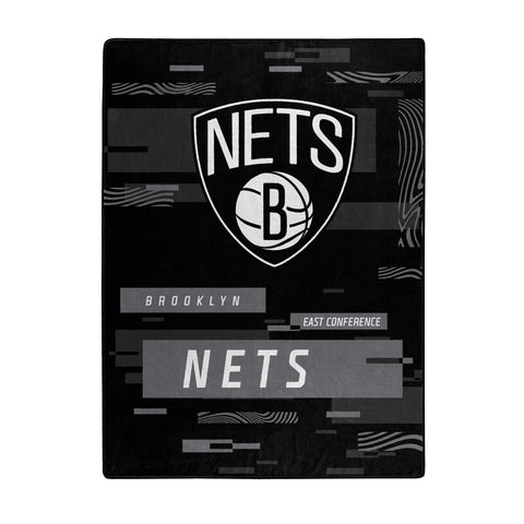 Brooklyn Nets 60" x 80" Digitize Royal Plush Blanket