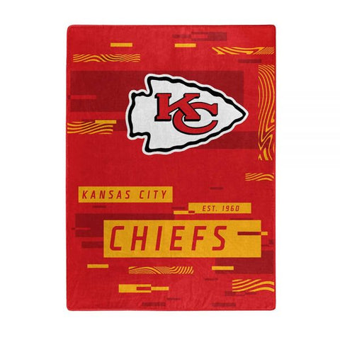 Kansas City Chiefs 60" x 80" Digitize Royal Plush Blanket