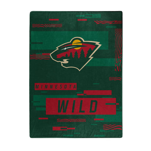 Minnesota Wild 60" x 80" Digitize Royal Plush Blanket