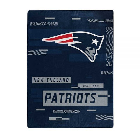 New England Patriots 60" x 80" Digitize Royal Plush Blanket